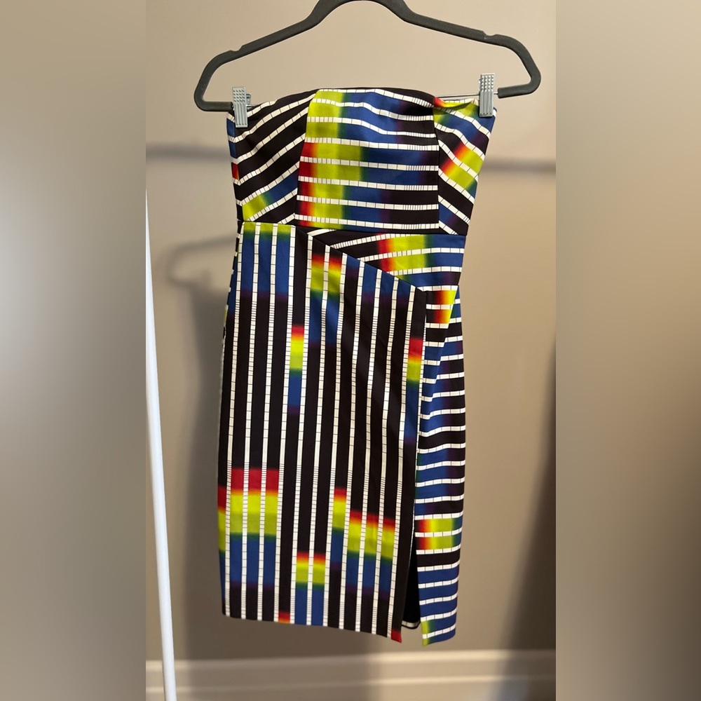 Kate Spade Multicolor Strapless Dress